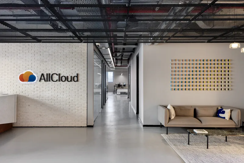 AllCloud office interior branding